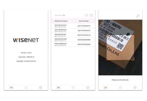 WISENET QR SCANNER APP: MAKING LIFE EVEN EASIER FOR SYSTEM INTEGRATORS 10 NOV 2020